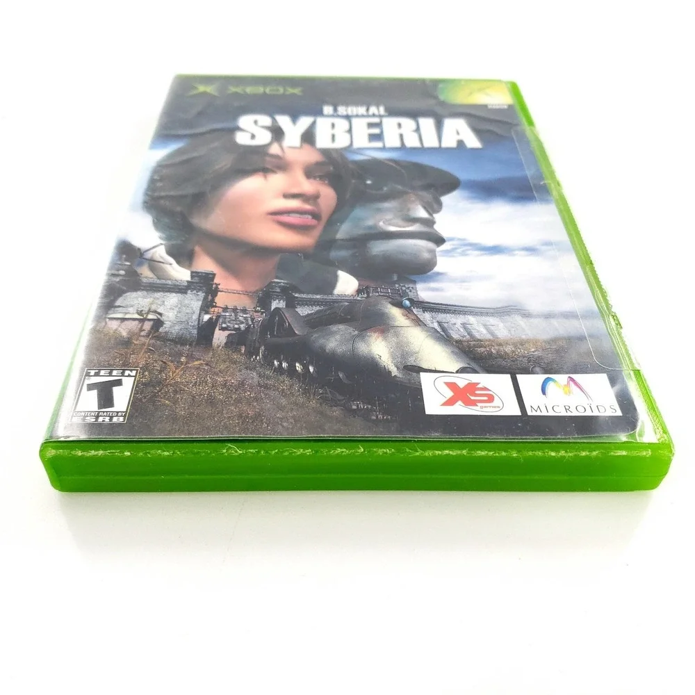 Syberia (Microsoft Xbox, 2003) Missing Cellophane New Factory Sticker Seal